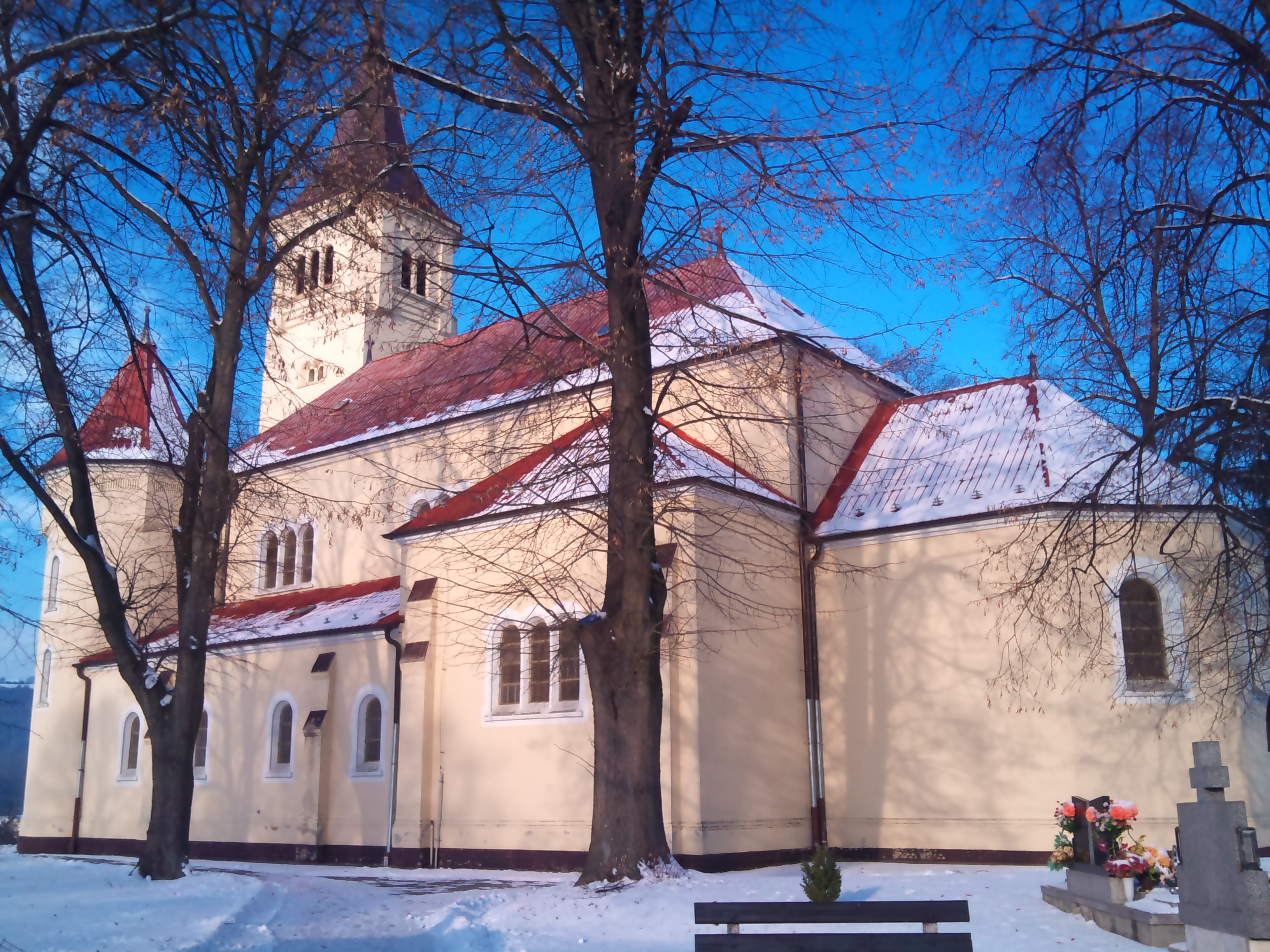 Kostol v zime